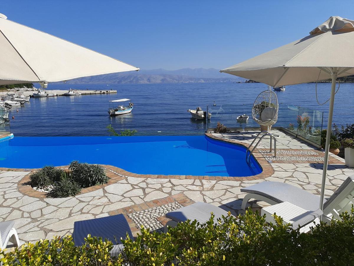 Imerolia Beach Villa Kassiopi Corfu Exterior foto