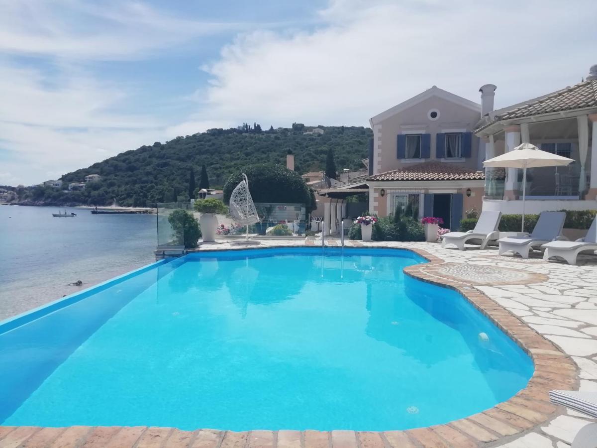 Imerolia Beach Villa Kassiopi Corfu Exterior foto